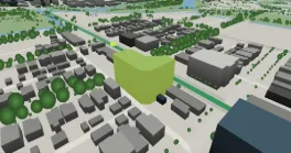 3D render of 1000 Centre St NE