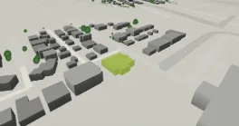3D render of 1107 37 St SW