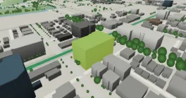 3D render of 1110 Centre St NE
