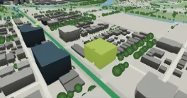 3D render of 1121 Centre St NW