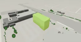 3D render of 1201 Glenmore Trail SW