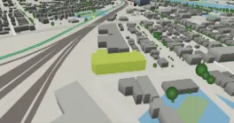 3D render of Calgary Woodworker's Building