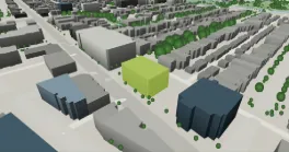3D render of 1220 Kensington Rd NW