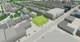 3D render of 1404 Kensington Rd NW