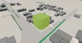 3D render of 1701 Centre St NW