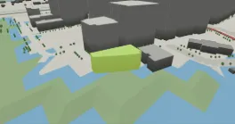 3D render of Simmons Factory Warehouse
