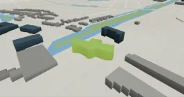3D render of 300 Manning Rd NE