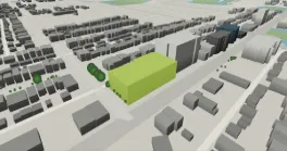 3D render of 345 14 St NW