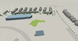 3D render of 500 Crowfoot Cres NW
