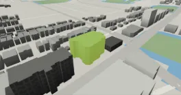 3D render of 609 14 St NW
