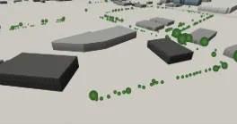 3D render of 6107 6 St SE