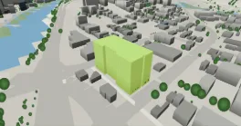 3D render of 611 Meredith Rd NE