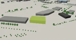 3D render of 6131 6 St SE