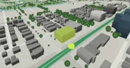 3D render of 901 Centre St NW